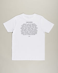Time Warp Line-up-T-Shirt 2020, weiß