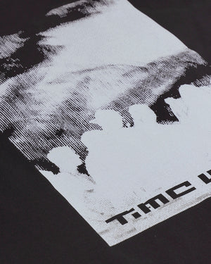 Time Warp Design-Shirt "Crowd", schwarz
