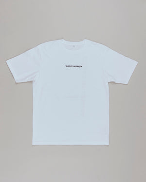 Time Warp Design-Shirt "Menschenmenge", weiß