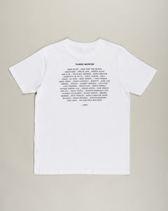 Time Warp Line-up-T-Shirt 2020, white